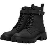 Only - Betty Boots - Chelsea Boots - Zwart - Imitatieleer - Rubberzool