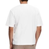 Selected Homme T-shirt Heren Wit Losse Pasvorm Katoen