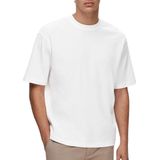 Selected Homme T-shirt Heren Wit Losse Pasvorm Katoen