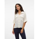 Aware By Vero Moda - Shirt - Wit - 100% Gerecycled Polyester