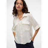 Aware By Vero Moda - Shirt - Wit - 100% Gerecycled Polyester