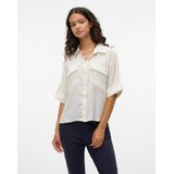 Aware By Vero Moda - Shirt - Wit - 100% Gerecycled Polyester