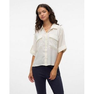 Aware By Vero Moda - Shirt - Wit - 100% Gerecycled Polyester