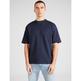 SELECTED HOMME T-shirt SLHLOOSEOSCAR Donkerblauw