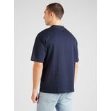 SELECTED HOMME T-shirt SLHLOOSEOSCAR Donkerblauw