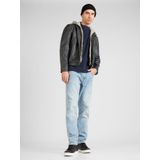 SELECTED HOMME T-shirt SLHLOOSEOSCAR Donkerblauw