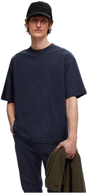 SELECTED HOMME T-shirt Oscar - Blauw