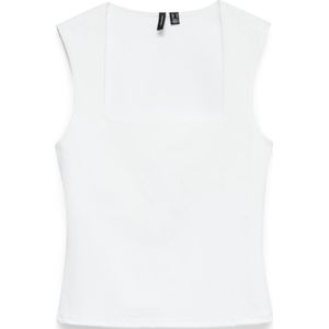 Basic Top - Vierkante Hals - Mouwloos - Slim Fit - Print