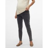 Slim Fit - Zwangerschapsjeans - Snow-wassing - Ondersteunende Buikband