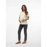 Slim Fit - Zwangerschapsjeans - Snow-wassing - Ondersteunende Buikband