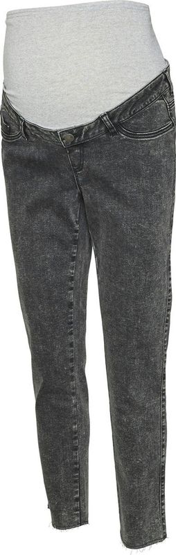 Slim Fit - Zwangerschapsjeans - Snow-wassing - Ondersteunende Buikband