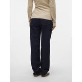 Maternity - Dad Fit - Zwangerschapsjeans - Licht Verwassen Dark Denim - Elastische Taille