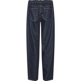 Maternity - Dad Fit - Zwangerschapsjeans - Licht Verwassen Dark Denim - Elastische Taille