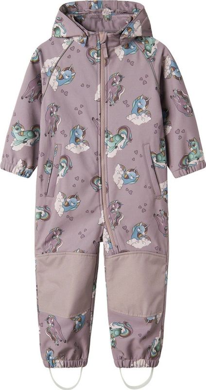 Name It - Alfa08 Softshell Overall - Mini - Aop1 - Waterdicht - Ademend