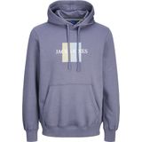 Jack & Jones - Frederiksberg Box Hoodie - Groen - 70% Katoen, 30% Polyester