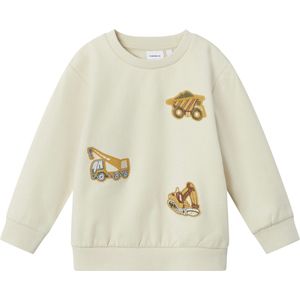 Name it Jongens Sweater print - Beige - NMMNICE