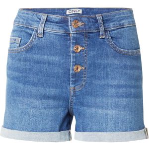 Jeans - Medium Blue Denim - Regular Fit - Hoog Taillehoogte - Recht