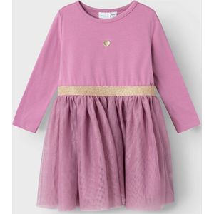 NAME IT - NMFOTUL LS DRESS - Jurk - Lange Mouwen - Knielengte