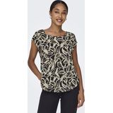 Only - Onlvic s s Aop Top Noos Ptm - Dames - Blouses