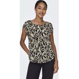 Only - Onlvic s s Aop Top Noos Ptm - Dames - Blouses