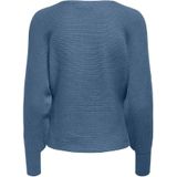 Only Trui Onladaline Short Pullo Knt Noos 15226298 Coronet Blue/w Melange Dames