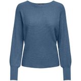 Only Trui Onladaline Short Pullo Knt Noos 15226298 Coronet Blue/w Melange Dames