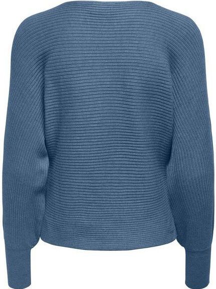 Only Trui Onladaline Short Pullo Knt Noos 15226298 Coronet Blue/w Melange Dames