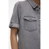 Vero Moda Jeanskleid VMJENNIE SS SHORT DENIM DRESS NOOS