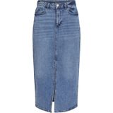 Denim Rok - Blauw - 79% Katoen, 20% Gerecycled Katoen, 1% Elastaan