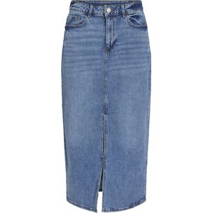 Denim Rok - Blauw - 79% Katoen, 20% Gerecycled Katoen, 1% Elastaan
