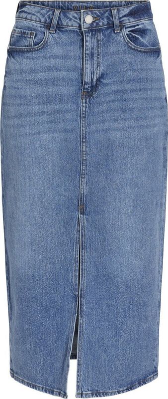 Denim Rok - Blauw - 79% Katoen, 20% Gerecycled Katoen, 1% Elastaan