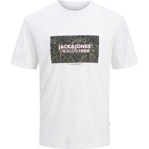 Jack Jones - Jorbushwick Box Tee Ss Crew Neck Ln - Heren - t-Shirts