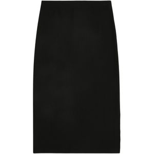 KIDS ONLY Kognella JRS Noos Lange Side Slit Rok, zwart, 164