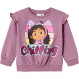Name it Nmfsanne Gabby Nreg Sweat Bru Sky Meisjes Trui