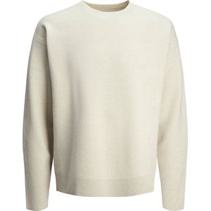 Jack & Jones - Heren Trui Bradfort Knit Crew Neck - Beige