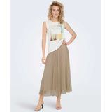 Only - Flora - Mouwloos T-shirt - Wit - Regular Fit