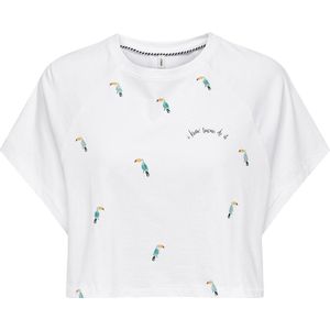 Only - Onlkita Life s s Toucans Top Box Jrs - Meisjes - t-Shirts