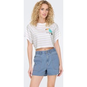 Only - Onlkita Life s s Toucans Top Box Jrs - Meisjes - t-Shirts