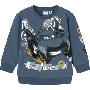 Name it - Nmmsepp Batwheels Nreg Sweat Bru Wab - Jongens - Sweaters
