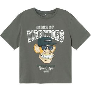 Name it - Nkmaros Boredofd Ss Nreg Top Box Sky - Jongens - t-Shirts