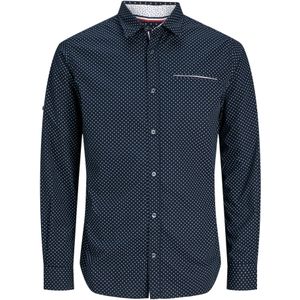 JACK&JONES JJEREMY DETAIL SHIRT LS NOOS Heren Overhemd - Maat M
