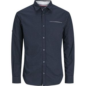 Overhemden - Slim Fit - Katoen - Lange Mouw - All-over Patroon