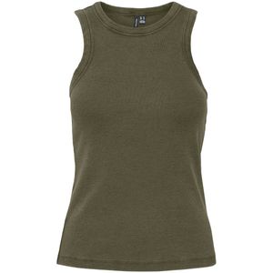 Vero Moda - Vmjane Sl Washed Rib Top Jrs Noos - Dames - Blouses