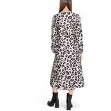 Jacqueline De Yong - Midi-Jurk - Grijs - 88% Viscose 12% Nylon