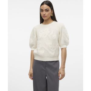 VERO MODA - VMAIRE 2/4 O-NECK PULLOVER GA - Dames - Gebreide truien