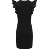 Jurk - Mini - Katoen - Korte Mouwen - Ruches