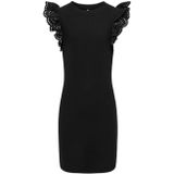 Jurk - Mini - Katoen - Korte Mouwen - Ruches