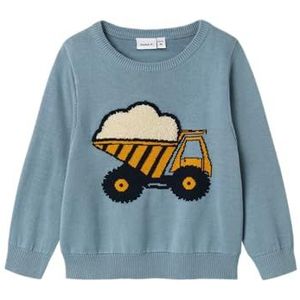 NAME IT Jongens Nmmnefolle Ls Knit Gebreide Gebreide Trui, Mountain Spring, 92