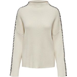 Only Onlqueenie Ls Contrast High Neck Prm Knt Dames Trui