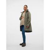 Jas - Grijs - Waterdicht - Membraan - Hoge Hals - Fleece Voering